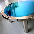 BLUE TINT COFFEE TABLE